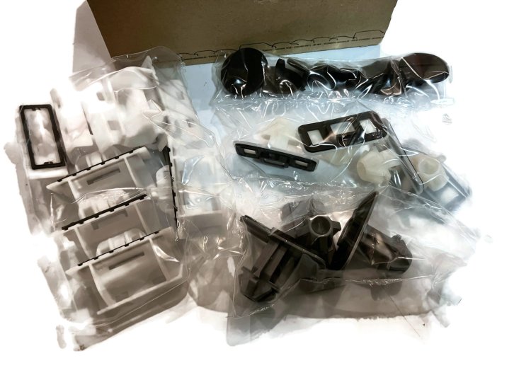 4G0 898 909 Exterior rocker molding mount clips kit Audi A6 C7 2011-2014 A6 Allroad 2013-2018