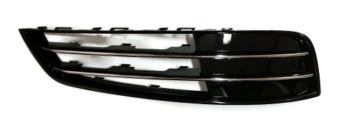 4H0 807 680 M T94 Front bumper right grille cover black-glossy Audi A8 D4 2010-2013