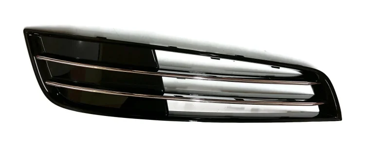4H0807680M T94 Front bumper right grille cover black-glossy Audi A8 D4 2010-2013
