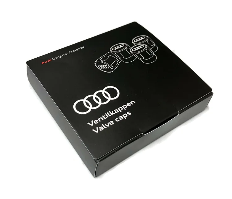 80A071215 Wheel valve caps AUDI rings set