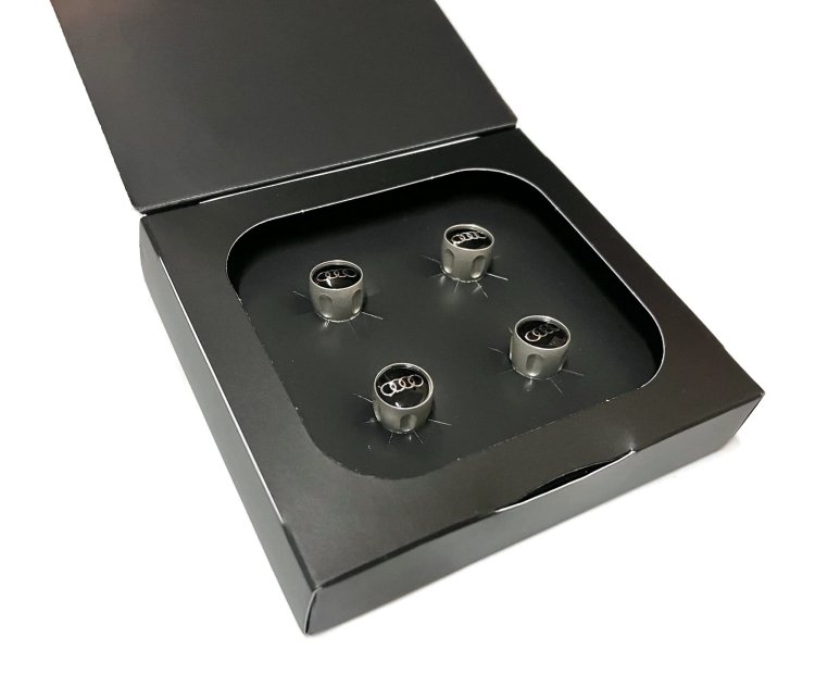 80A 071 215 Nakrętki na wentyle AUDI zestaw