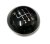 5K0 711 144 B 6-gear knob badge  VW Golf Plus Sportsvan Caddy Polo Passat