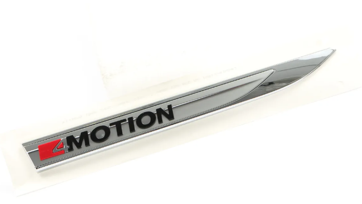 3G0853688AHQX Napis emblemat naklejka na błotnik 4motion VW Passat B8 2015-2023 prawy