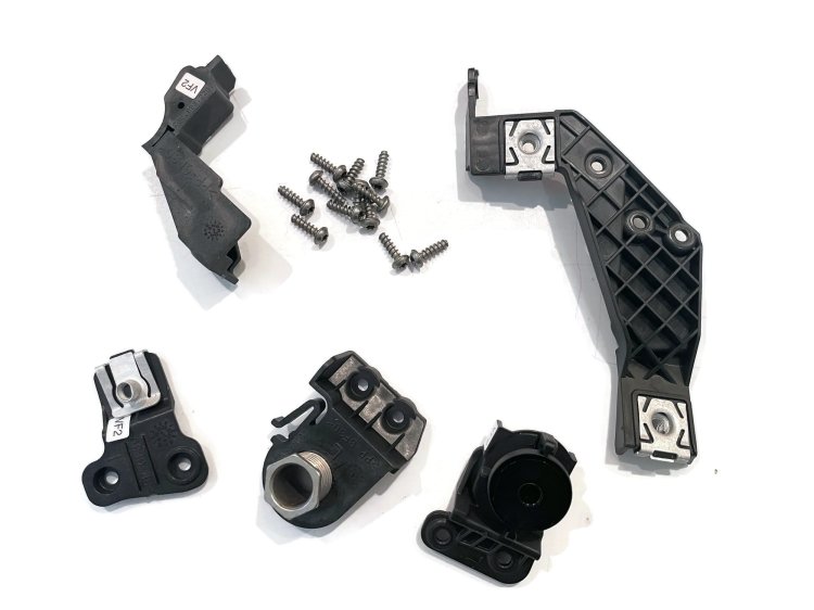 2GM 998 225 LEFT Headlamp brackets repair kit set mount W T-Cross