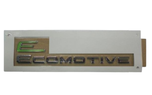 6J0853675TH2 Rear emblem sticker E Ecomotive | SEAT Alhambra Altea Ibiza Leon Mii Toledo
