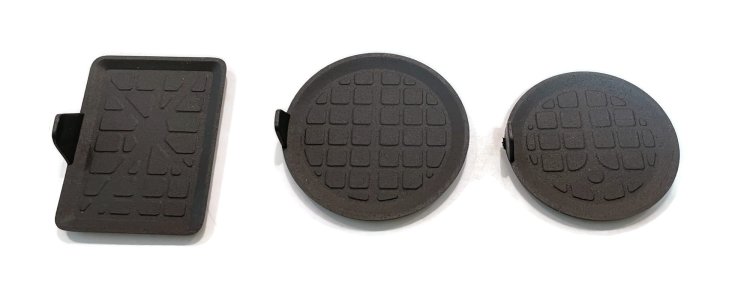 6F0061169A Center console rubber mat set Barcelona Seat Ibiza 2017-