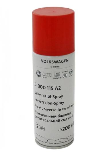 Universal spray lubricant for hinge locks VW AUDI SEAT SKODA