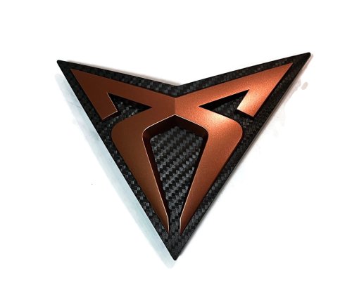 Front emblem CUPRA logo carbon copper CUPRA Ateca Leon