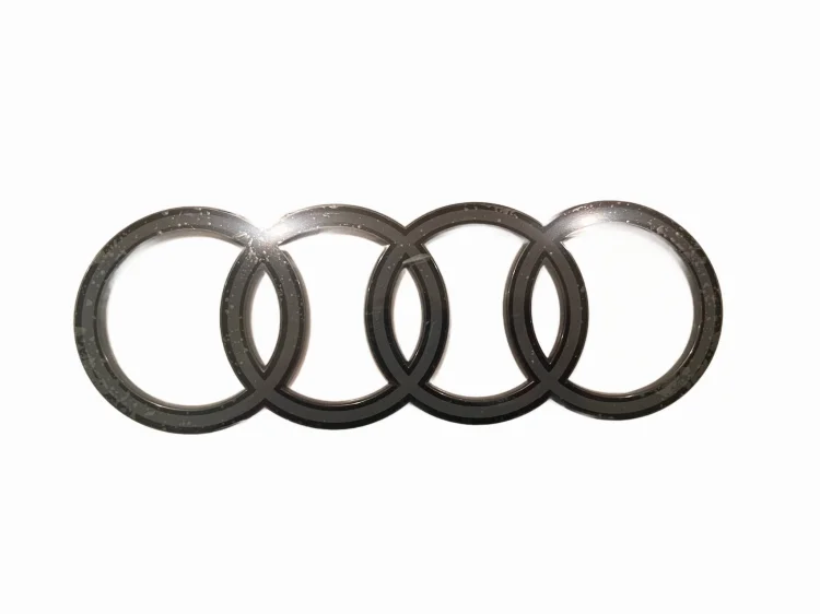 Rear emblem tailgate badge stiker Audi ring black AUDI Q7 FL 12/2023-