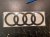 Rear emblem tailgate badge stiker Audi ring black AUDI Q7 FL 12/2023-