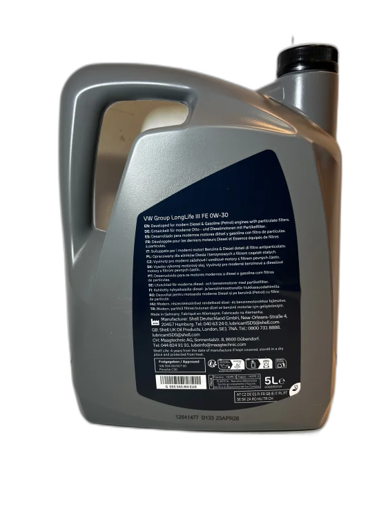 Engine oil Long Life III FE 0W30 5 l VW AUDI SEAT SKODA