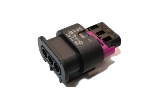 4H0973703 Housing plug black 3 pin