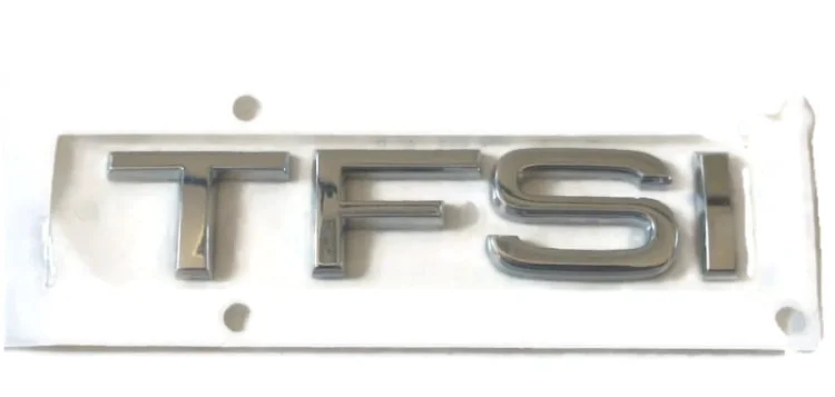 4H0853737D znaczek chromowy TFSI napis logo naklejka Audi