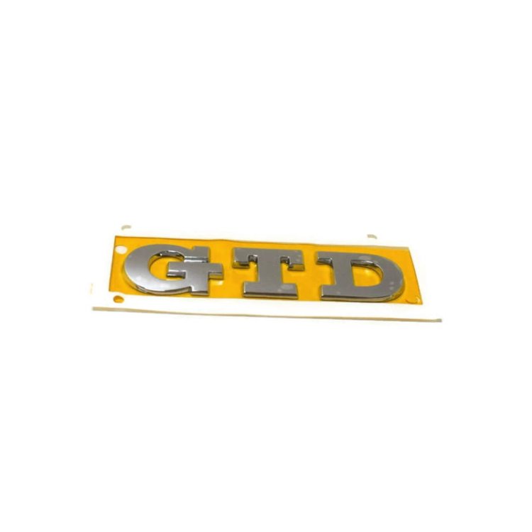 5G0853675R Chrome GTD inscription emblem