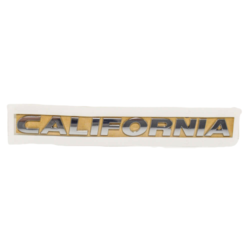7E7853687 739 Sticker Chrome CALIFORNIA Inscription Tailgate emblem badge