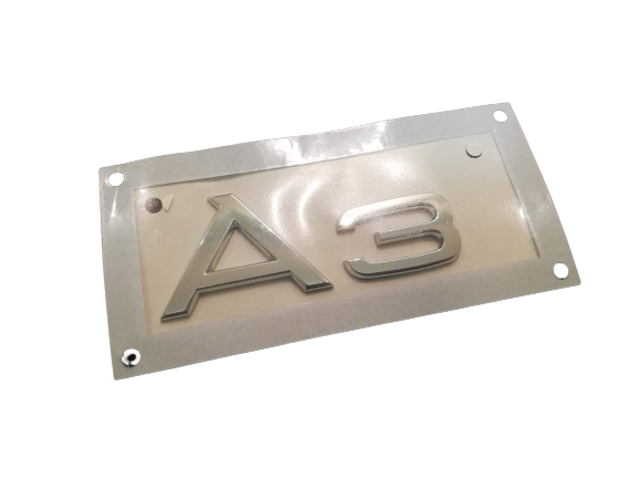8P0853741 2ZZ Chrome trunk emblem lettering badge Audi A3