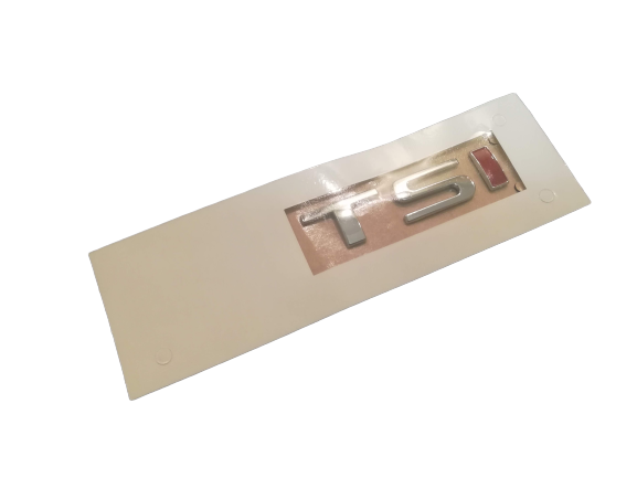 5P0853687D GQF rear trunk nameplate TSI with red I