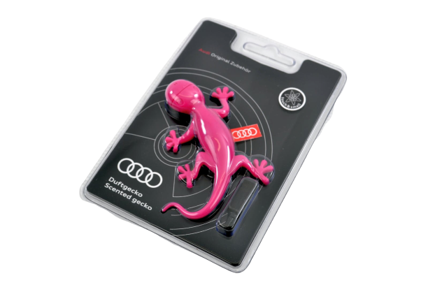 000087009AC zapach gekon audi w kratkę RÓŻOWY