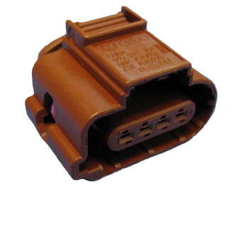 8K0973704A złącze wtyczka 4pin brąz