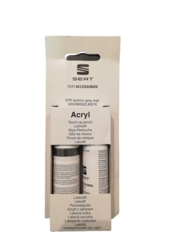 000098500LMS7K  Touch-up pencil  set SEAT S7K grey metallic