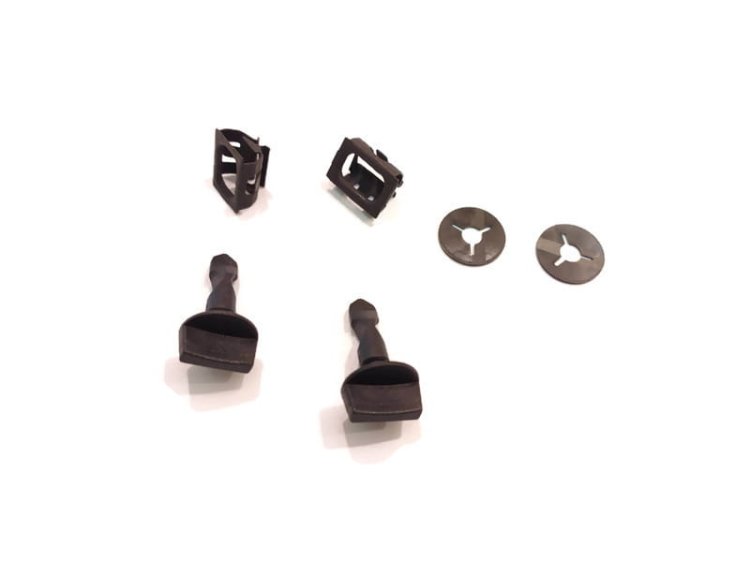 Rear tow bar cover cap mount set Audi Q5 2009-2017