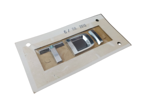 5JA853687D_2ZZ napis TDI  chrom na klapę SKODA