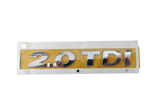 5G0853675G 2ZZ Rear emblem logo lettering 2.0 TDI chrome VW Golf VII 2013-2020