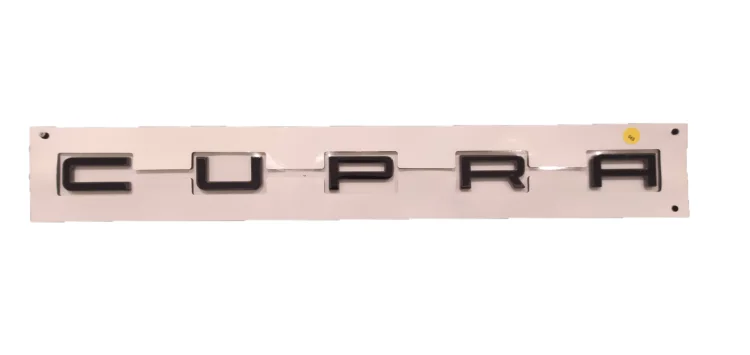 5FA853687A 041 Rear emblem black lettering CUPRA SEAT Leon Formentor