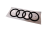 4K8853742B T94 Rear Audi black rings emblem badge Audi A7 RS7