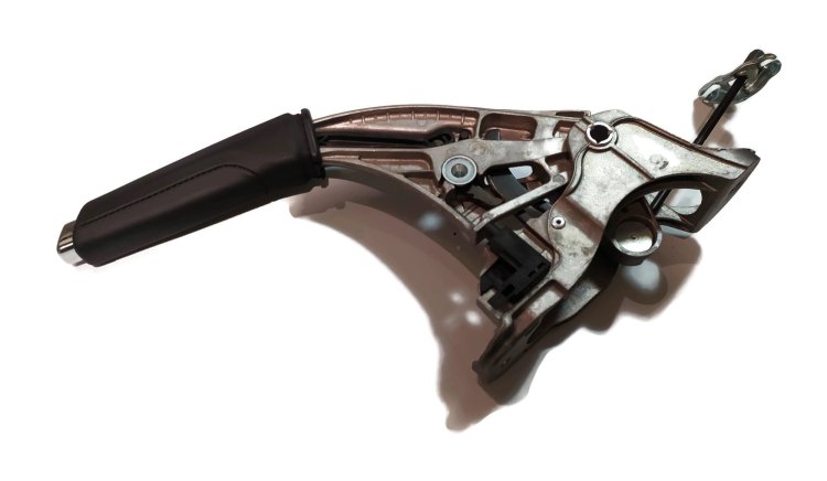 5F0 711 301 S CMZ Handbrake lever with handle SEAT LEON III 2013-2020