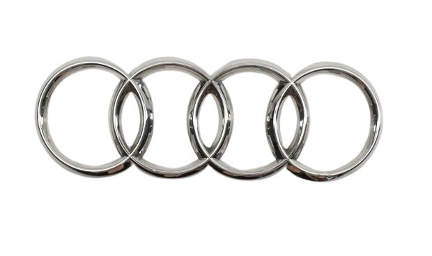 4H0853605B Front grille ring emblem chrome badge Audi A4 A6 A7 A8 Q3 Q5 Q7