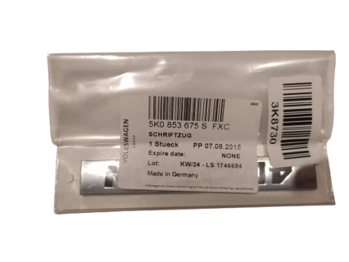 5K0853675SFXC 5K0853675SFXC naklejka 4motion znaczek na tylna klapę VW