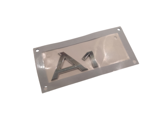 8X08537412ZZ Rear chrome  inscription Audi A1 rear lettering