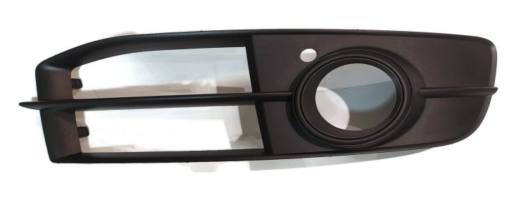 4F0 807 682 Q 3FZ Kratka boczna zderzaka przedniego Audi A6 C6 FL S-line 2009-2011 czarny ring