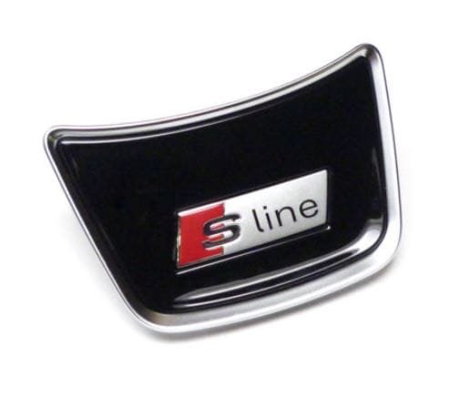 4H0419673A Steering wheel cover cap Audi S-line emblem A1 A6 A7 A8