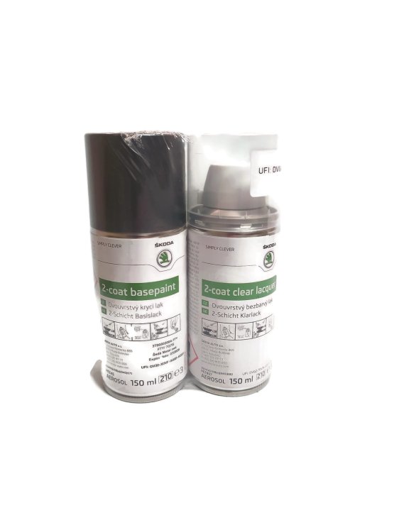 3T0050200A F7Y Lakier w sprayu kolor LF7Y szary metalik SKODA