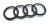 4M0853605T94 Black Audi badge emblem rings in the grill  Audi Q7 2016-