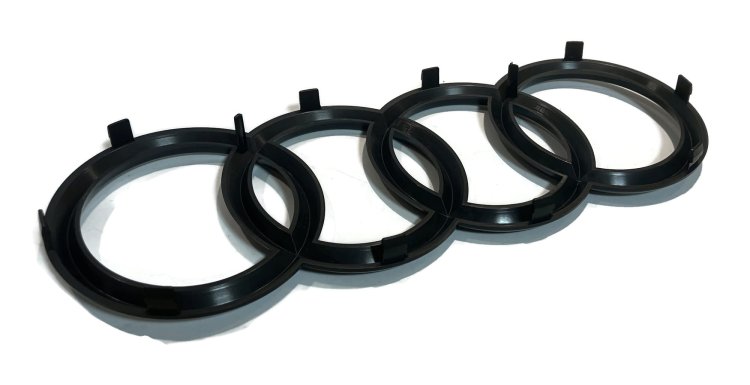 4M0 853 605 T94 Black Audi badge emblem rings in the grill  Audi Q7 2016-
