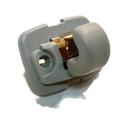 8W0857562A1YE Sun visor hook clip silver Audi A1 A3 A4 A5 Q2 Q3 Q5 TT