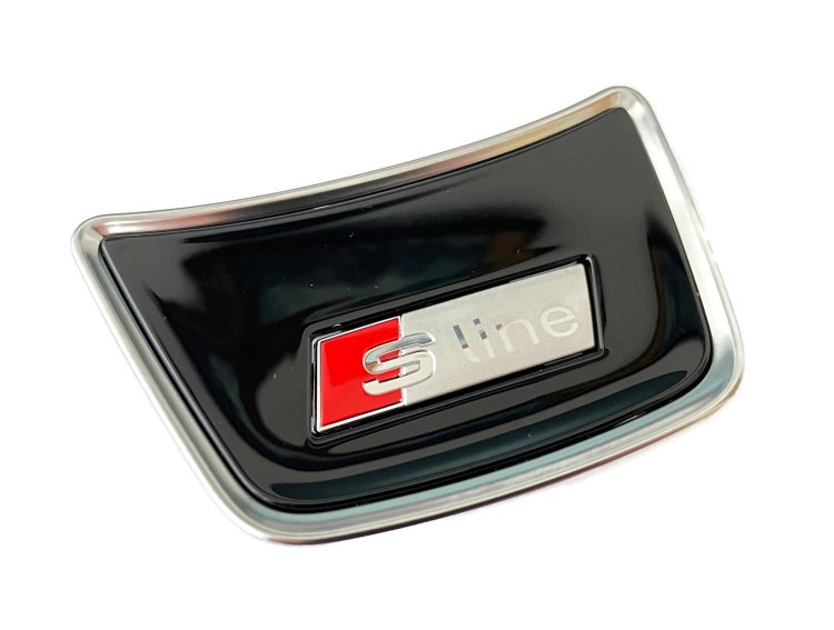 4H0419673AINZ Emblemat znaczek Audi S-Line na kierownicę A1 A6 A7 A8