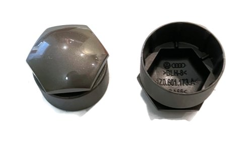 1Z0601173A Z37 SKODA grey silver wheel anti-theft  bolt cover cap