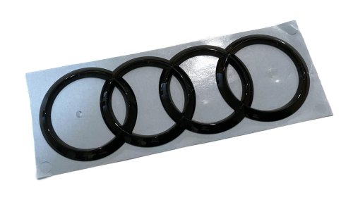 8W9853742A T94 Emblemat naklejka znaczek tylnej klapy Audi pierścienie czarny Audi A4 B9 A6 Q8