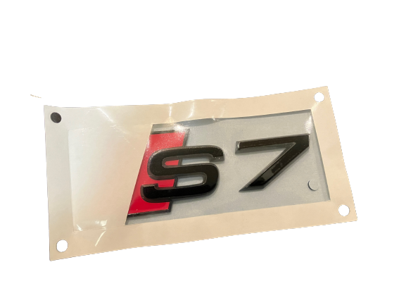 4G8853735AT94 Napis emblemat czarny S7 na tylną klapę naklejka Audi A7 S7 2019-