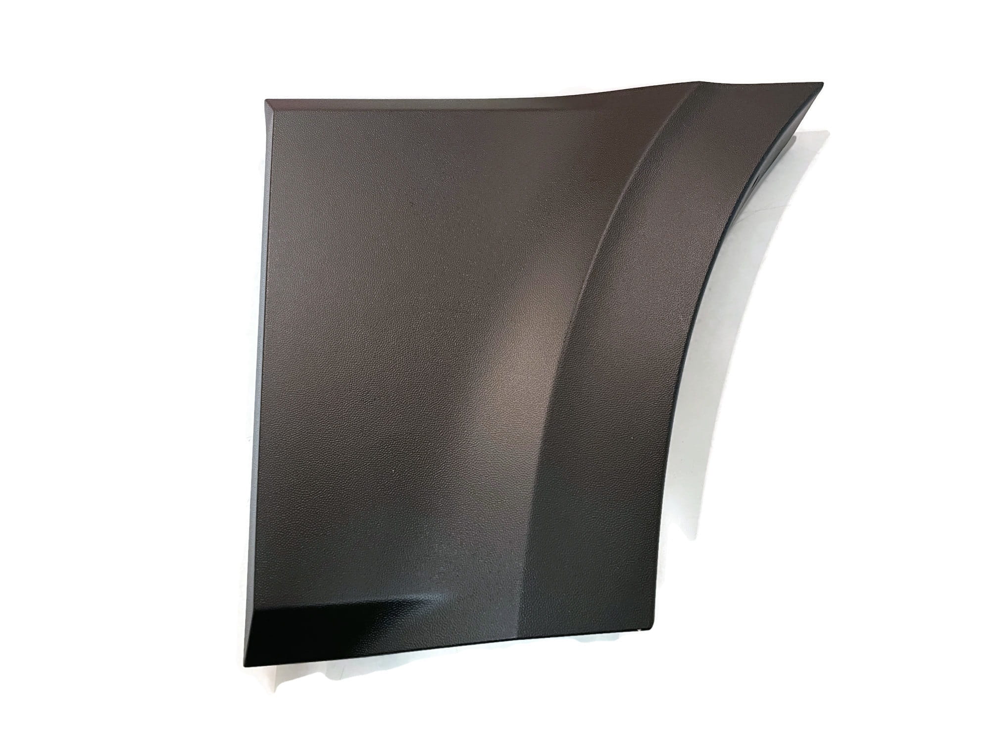 Protection De Seuil Arrière En Aluminium Noir Mat Pour Volkswagen Crafter & MAN TGE 2017- - Plaque Nervurée Antidérapante