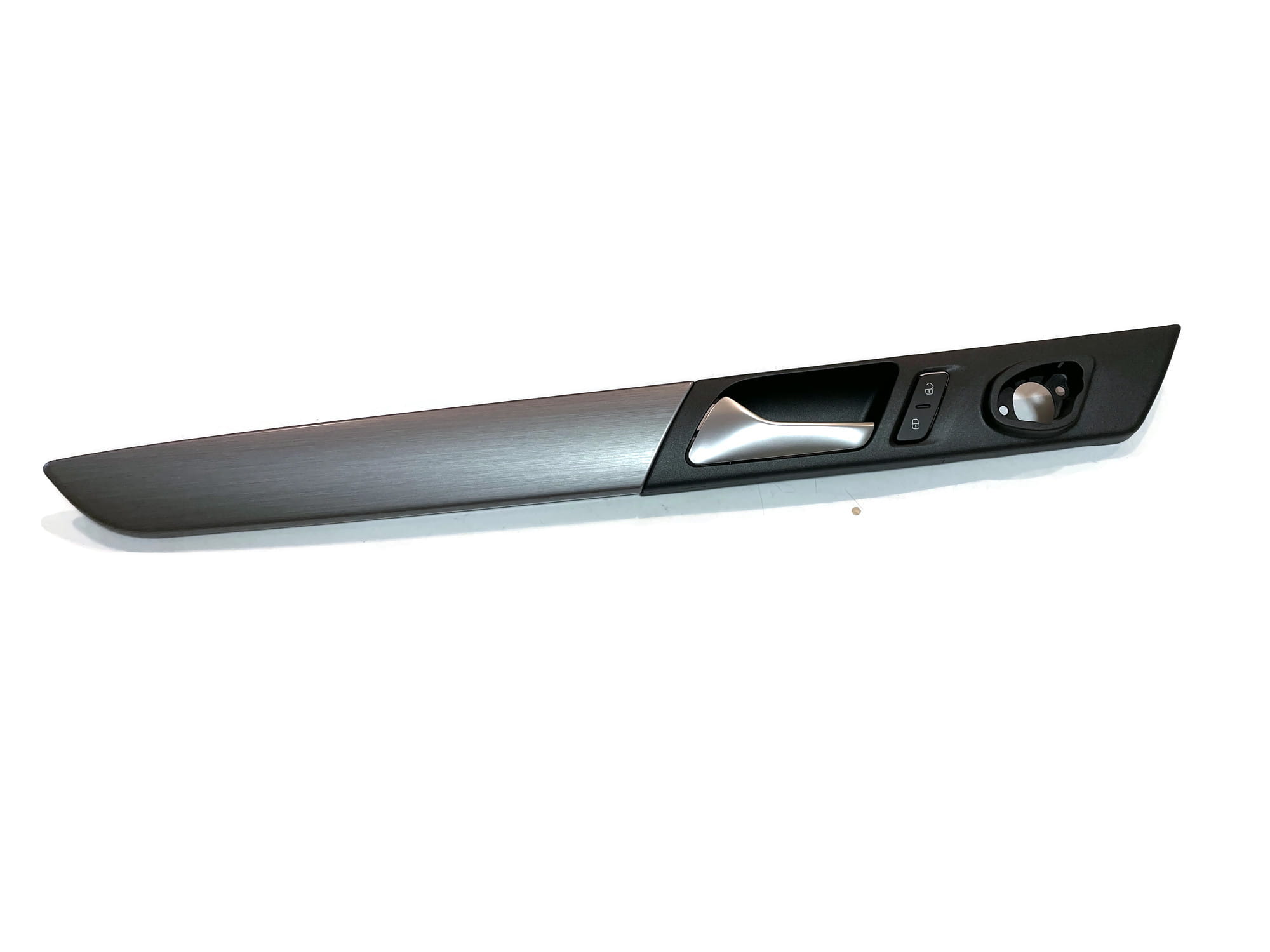 Front Left Interior Door Handle For 2005-2009 Volvo S60 | Black & Silver | Direct Replacement