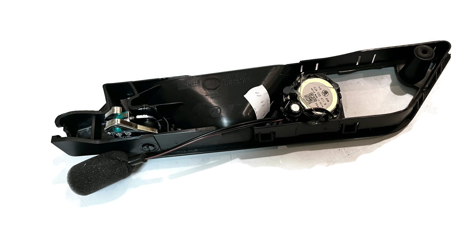 Interior front door handle chrome SKODA Fabia III 2015