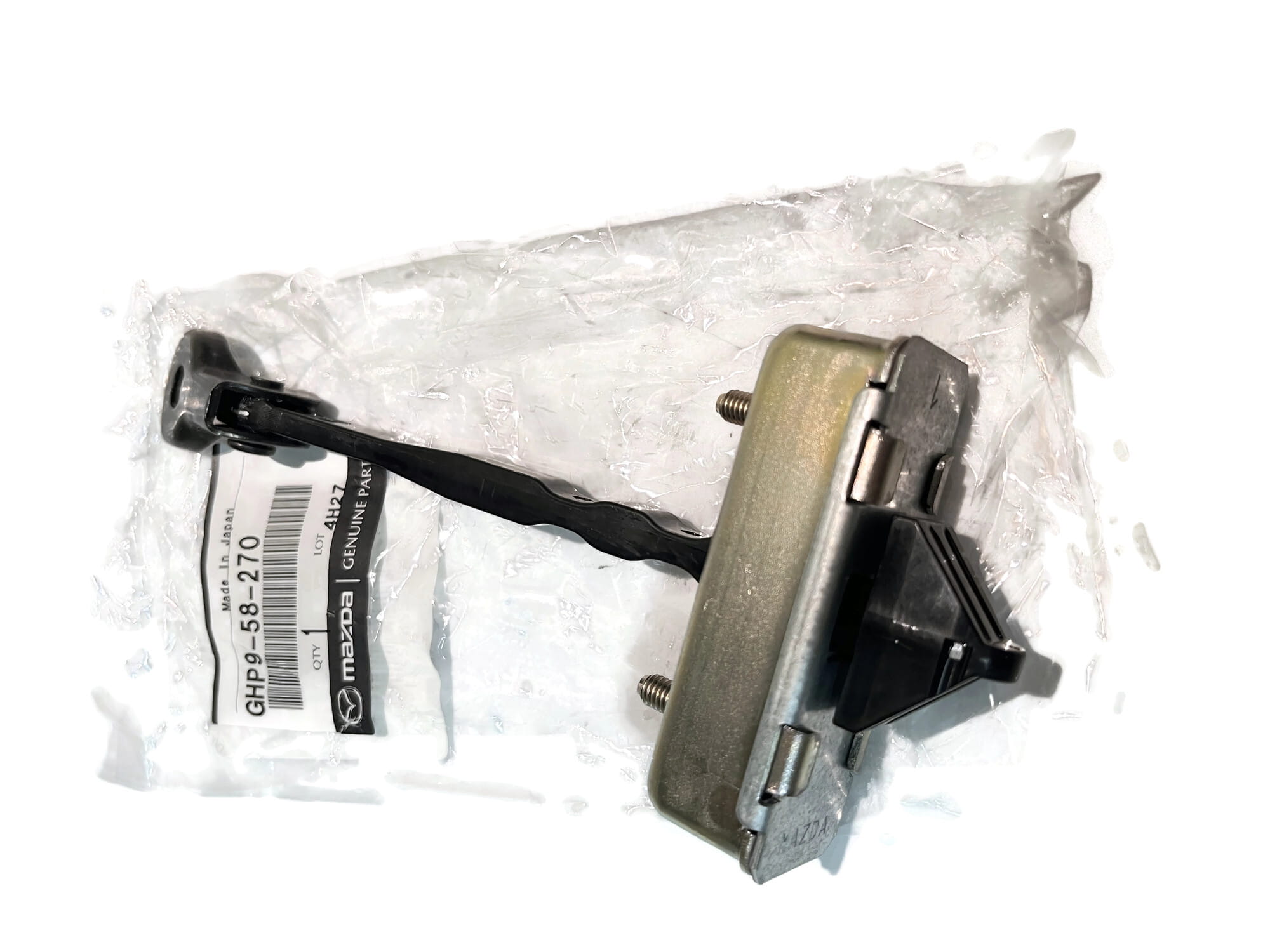 shk 1個口目 Front door opening restrictor Mazda 6 2013-2016 GHP958270